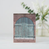 Carte postale - Porte d'entrepôt (Debout devant)