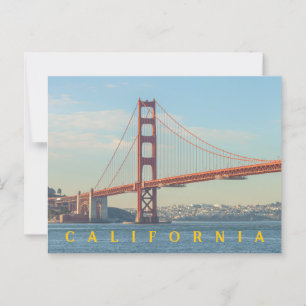 Carte Postale Porte d'or de San Francisco