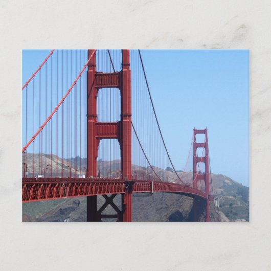 Carte Postale Porte d'or de San Francisco (Devant)