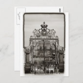 Carte Postale Porte d'Ornat, Château Versailles (Devant / Derrière)