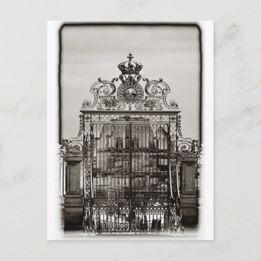Carte Postale Porte d'Ornat, Château Versailles (Devant)