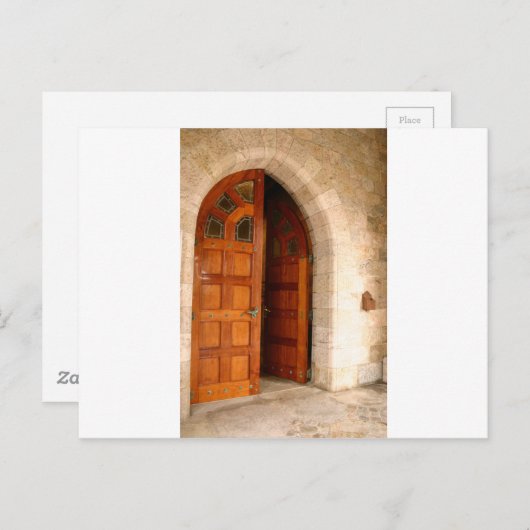 Carte Postale Porte double (Devant / Derrière)