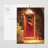 Carte Postale Porte du chalet (Devant / Derrière)