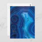 Carte Postale Porte du lagon bleu profond (Devant / Derrière)