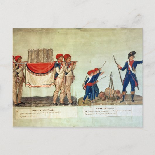 Carte Postale Porte du modèle de la Bastille (Devant)