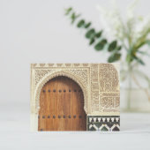 Carte Postale Porte du palais de l'Alhambra à Grenade, Espagne 2 (Debout devant)