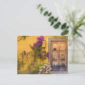 Carte Postale Porte en bois (Debout devant)