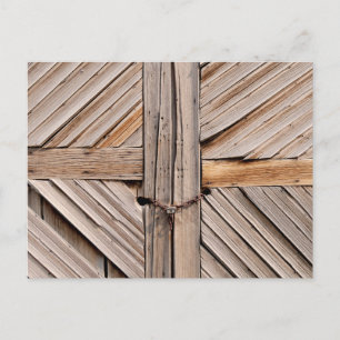 Carte Postale Porte en bois rustique