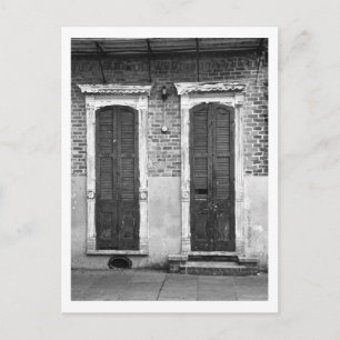 Carte postale Porte et fenêtre