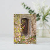 Carte Postale Porte fée secrète vers la terre magique / Flower K (Debout devant)