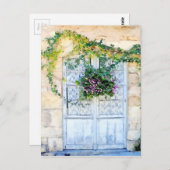 Carte Postale Porte française (Devant / Derrière)