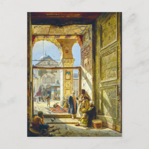 Carte Postale Porte Grande Mosquée omeyyade Damas Bauernfeind