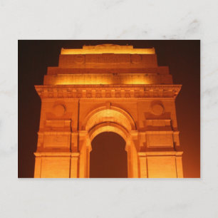 Carte Postale Porte Inde Delhi Inde