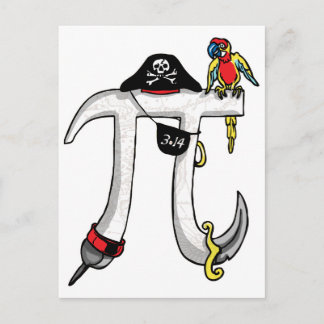 Carte Postale Porte-Jour Pirate