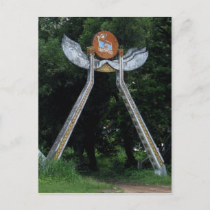 Carte Postale Porte Laotienne