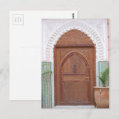 Carte Postale Porte marocaine (Devant / Derrière)