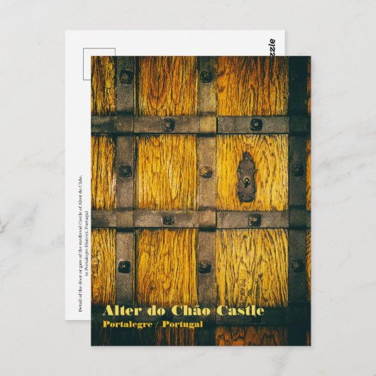 Carte Postale Porte médiévale du château (Devant / Derrière)