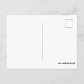 Carte Postale Porte orange (Dos)