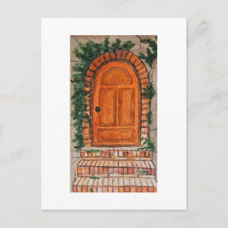 Carte Postale Porte orange