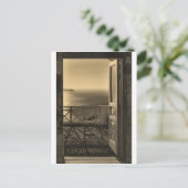 Carte Postale Porte ouverte - Rétro (Debout devant)