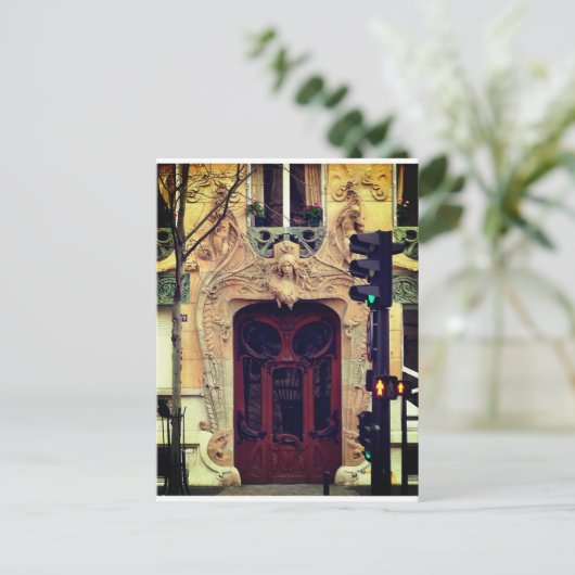 Carte postale Porte Paris (Debout devant)