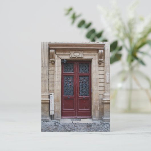 Carte postale Porte Paris (Debout devant)