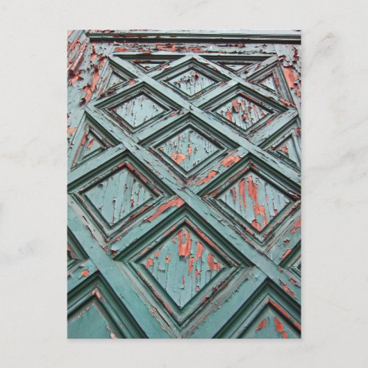 Carte Postale Porte patinée (Devant)