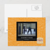 Carte Postale Porte perdue (Devant / Derrière)