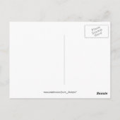 Carte Postale Porte rouge (Dos)