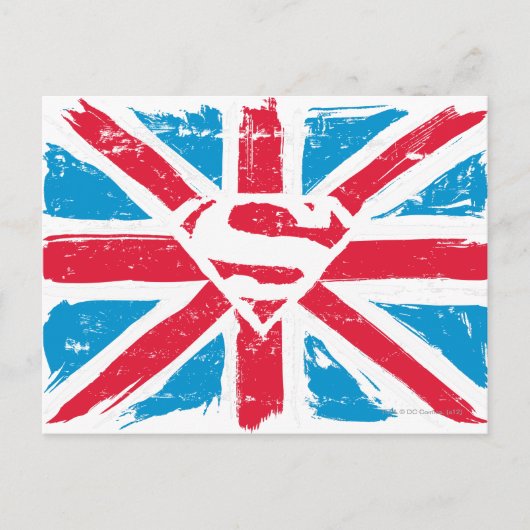 Carte Postale Porté S-Shield sur le drapeau (Devant)