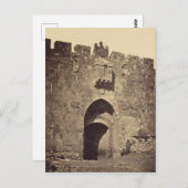 Carte Postale Porte Saint-Étienne à Jérusalem (Devant / Derrière)