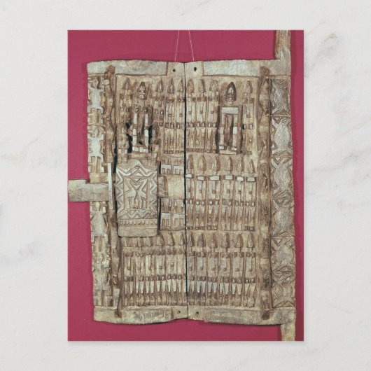 Carte Postale Porte sculptée pour un grenier (Devant)