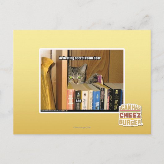 Carte Postale Porte secrète de déclenchement de pièce (Devant)