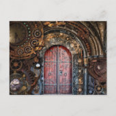 carte postale porte steampunk (Devant)