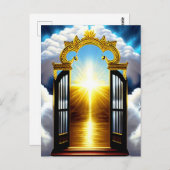Carte postale Porte To Heaven Christian Art (Devant / Derrière)