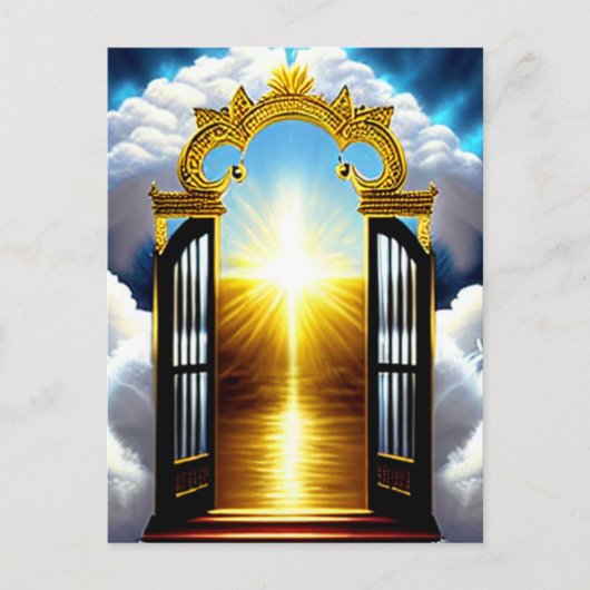 Carte postale Porte To Heaven Christian Art (Devant)