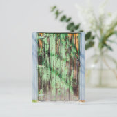 Carte Postale Porte verte (Debout devant)