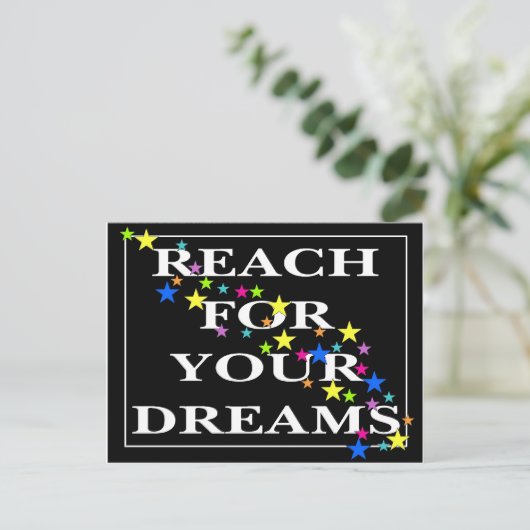 Carte Postale Portée pour vos rêves (Debout devant)