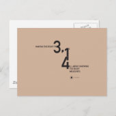 CARTE POSTALE PORTEFEUILLE MATHÉMATIQUE — PIE ™ (Devant / Derrière)