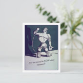 Carte Postale Porter la bonne protection ? (Debout devant)