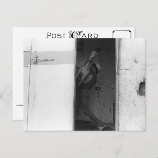 Carte Postale Porter le cheval (Devant / Derrière)