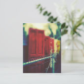 Carte Postale Portes de clôture de confidentialité (Debout devant)