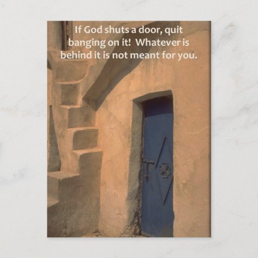 Carte Postale Portes de fermeture (Devant)