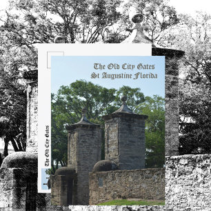 Carte Postale Portes de la vieille ville St Augustine FL