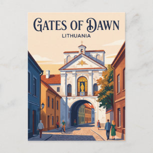 Carte Postale Portes de l'Aube Lituanie