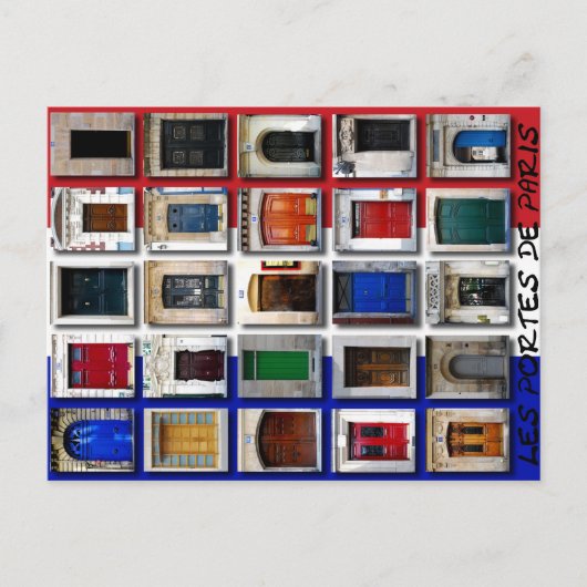 Carte Postale Portes de Paris (Devant)