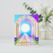 Carte Postale Portes de perle (Debout devant)