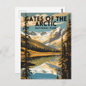 Carte Postale Portes du parc national de l'Arctique (Devant / Derrière)