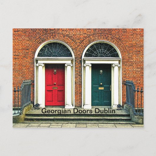 Carte postale Portes géorgiennes (Devant)