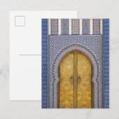 Carte Postale Portes Ornées Du Palais Du Roi (Devant / Derrière)